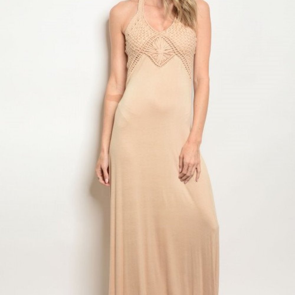 Halter style Maxi Dress